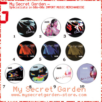 Suede - Head Music, Everything Will Flow Pinback Button Badge Set ( or Hair Ties / 4.4 cm Badge / Magnet / Keychain Set )